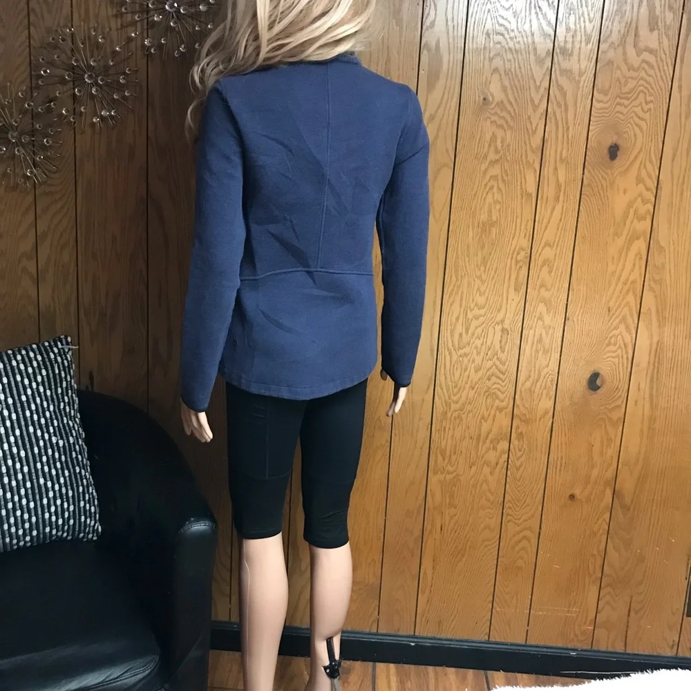 Lululemon" Insculpt Jacket- Heathered Deep Indigo / Deep Indigo- Size 4- - Picture 2 of 15